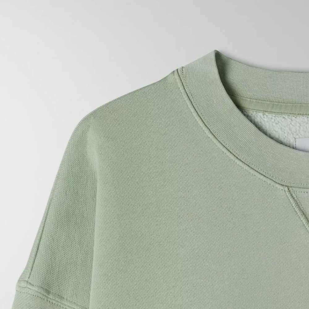 aritzia TNA Cozy AF Fleece Size 1 Sage Green